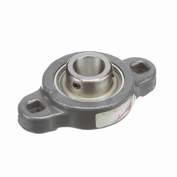 Browning Mounted Ductile Iron Two Bolt Flange Ball Bearing, 52100